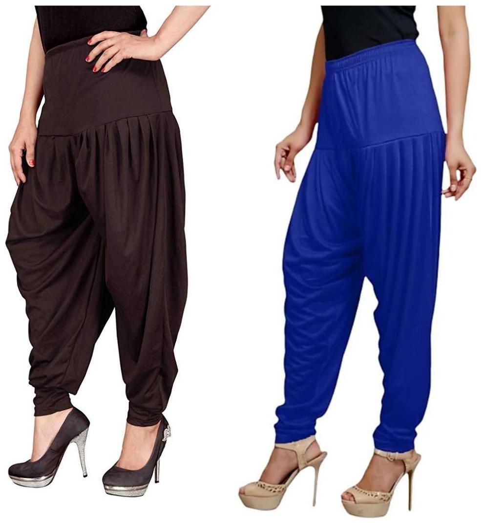 

Non Lycra Salwar - Brown
