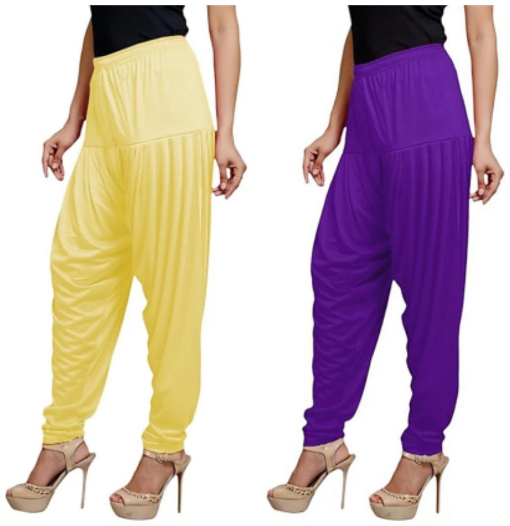 

Non Lycra Salwar - Yellow