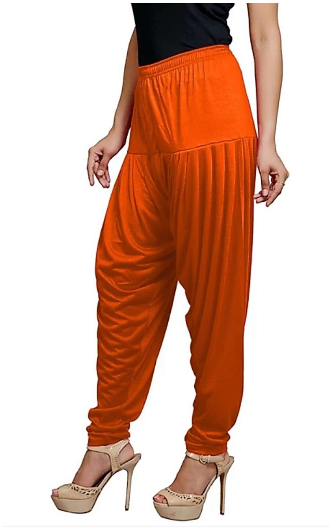 

Non Lycra Salwar - Orange