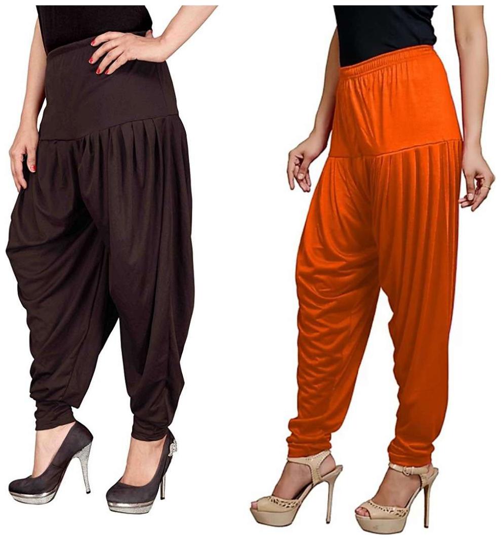 

Non Lycra Salwar - Brown