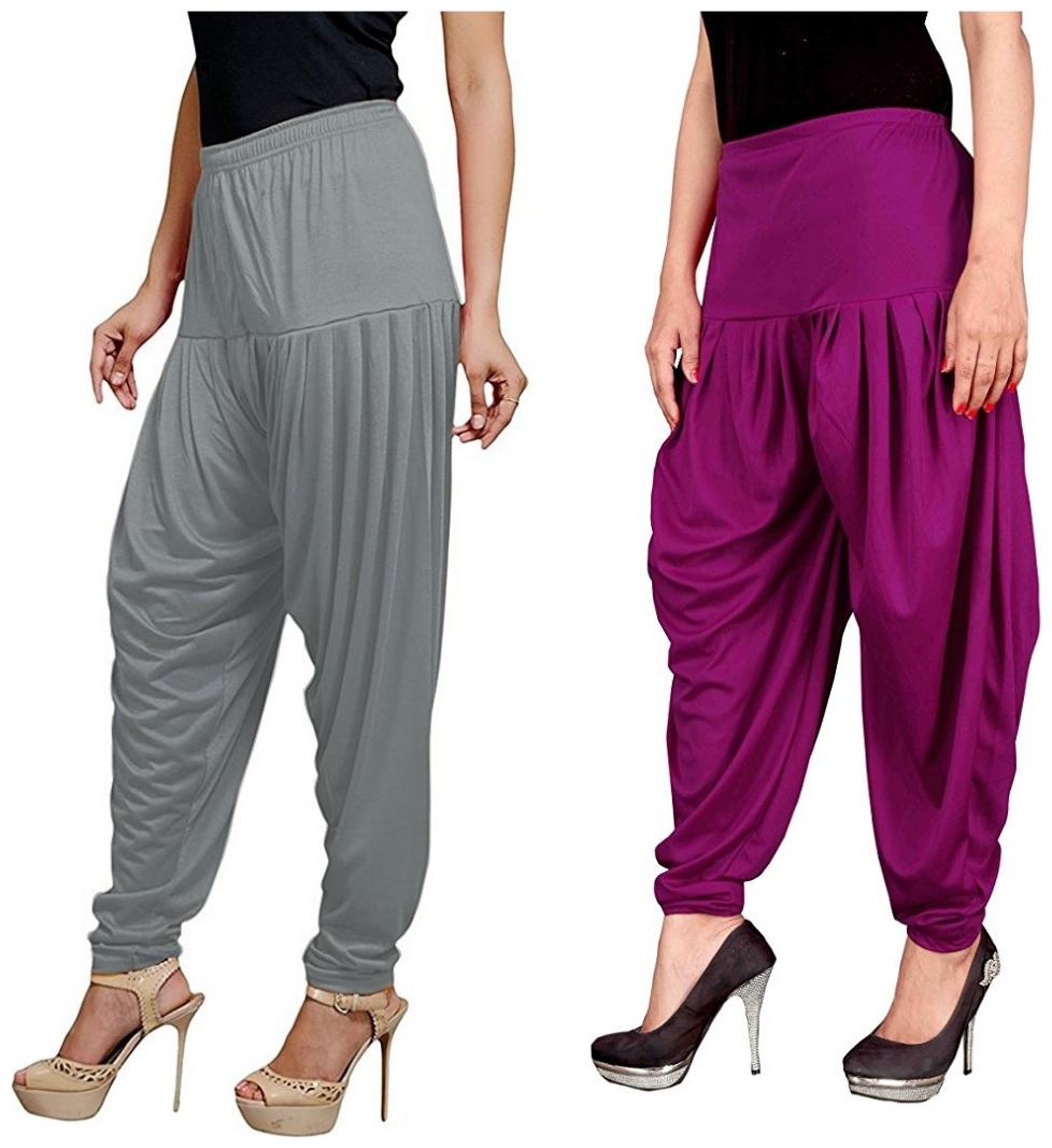

Non Lycra Salwar - Grey
