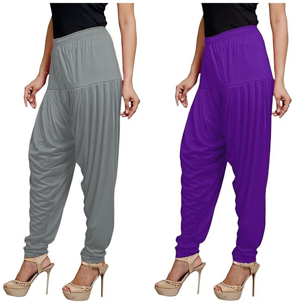 

Non Lycra Salwar - Grey