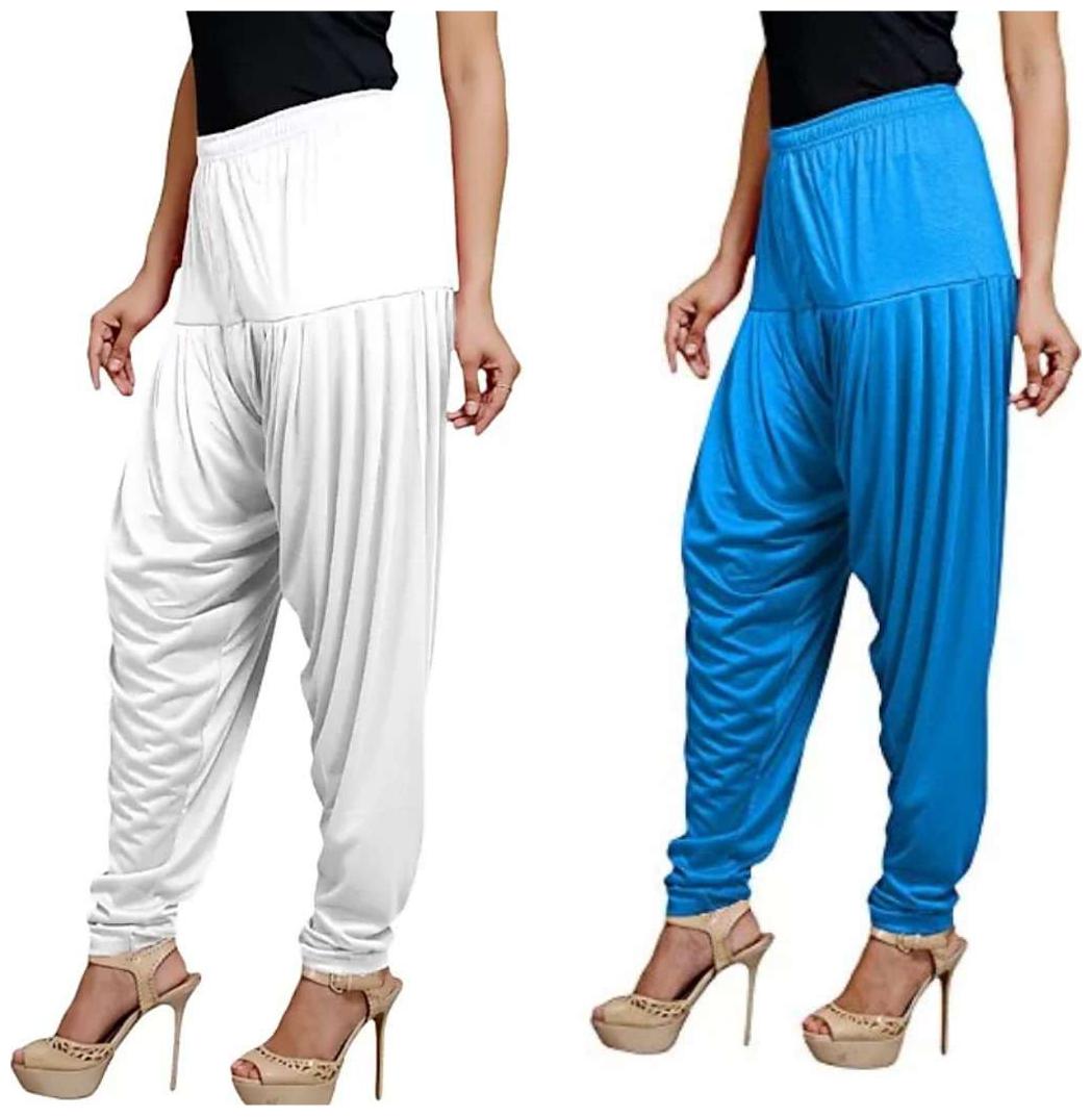 

Non Lycra Salwar - White