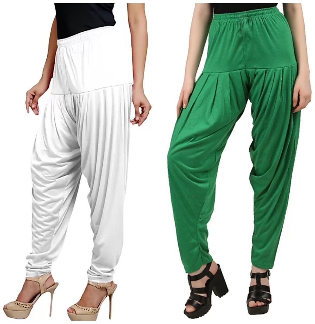 

Non Lycra Salwar - White
