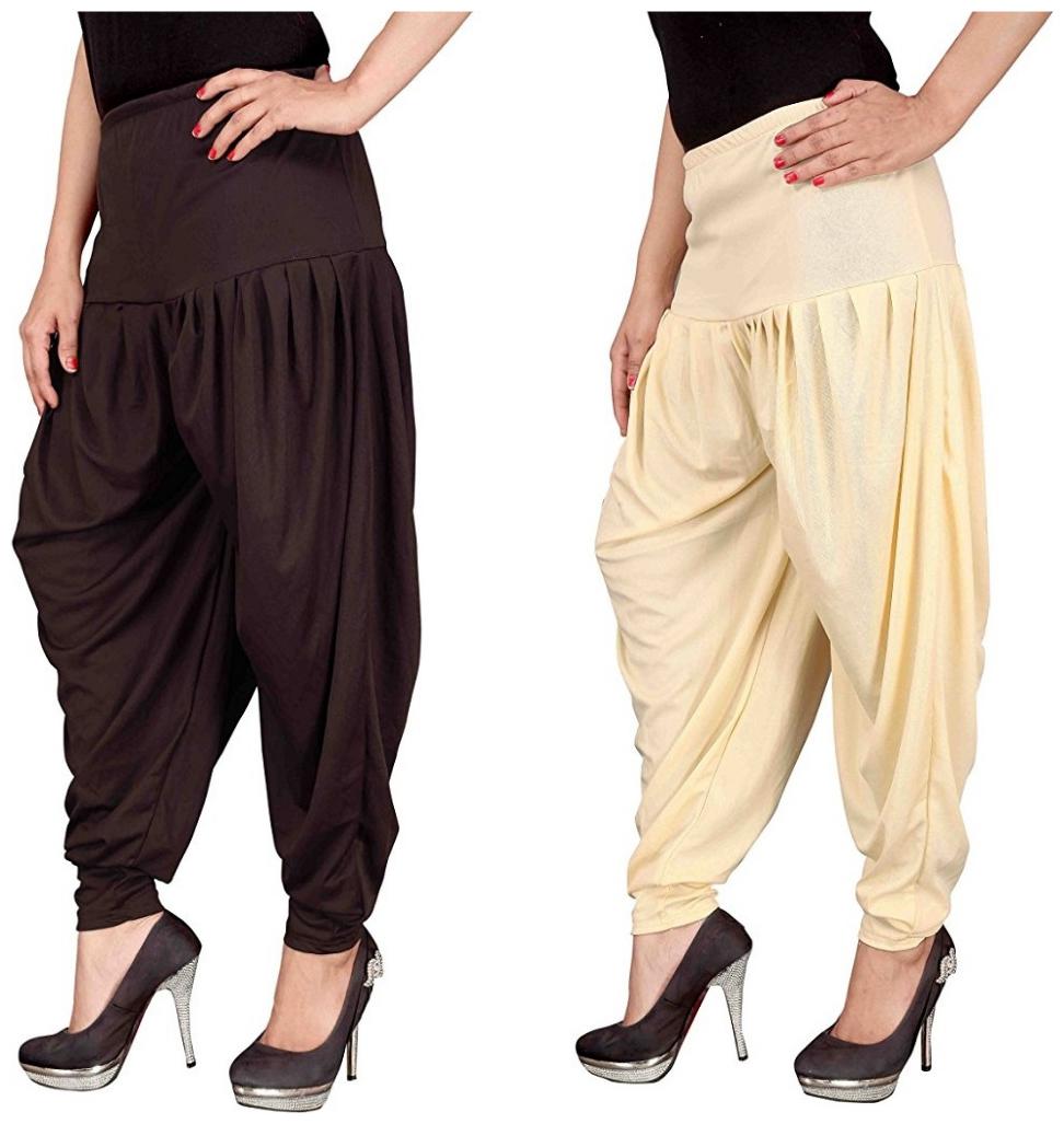 

Non Lycra Salwar - Brown