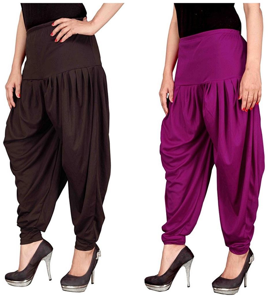

Non Lycra Salwar - Brown