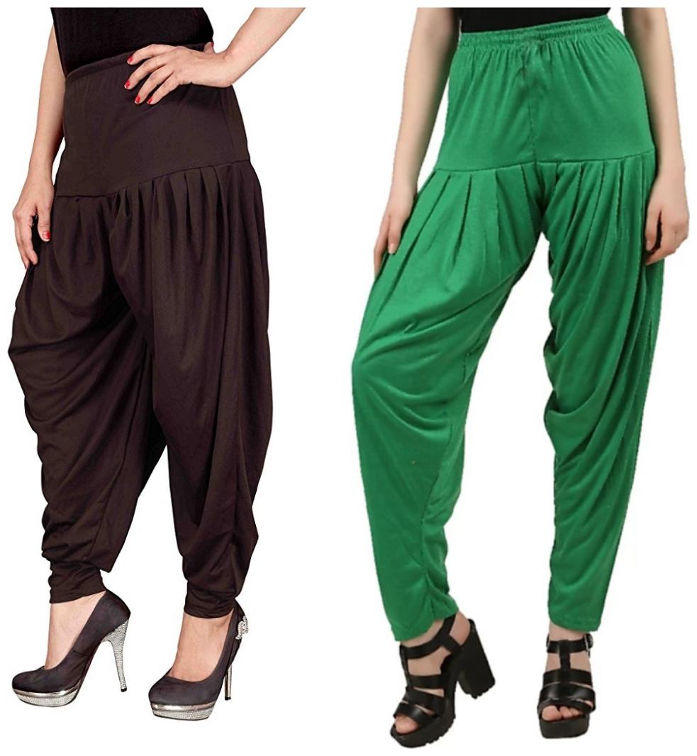 

Non Lycra Salwar - Brown
