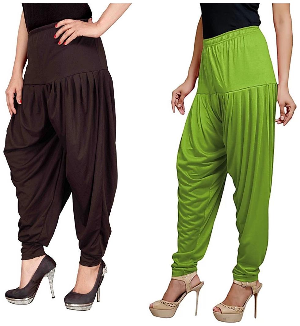 

Non Lycra Salwar - Brown