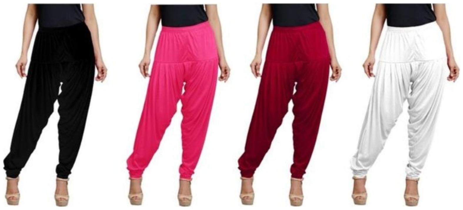 

Non Lycra Salwar - Pink