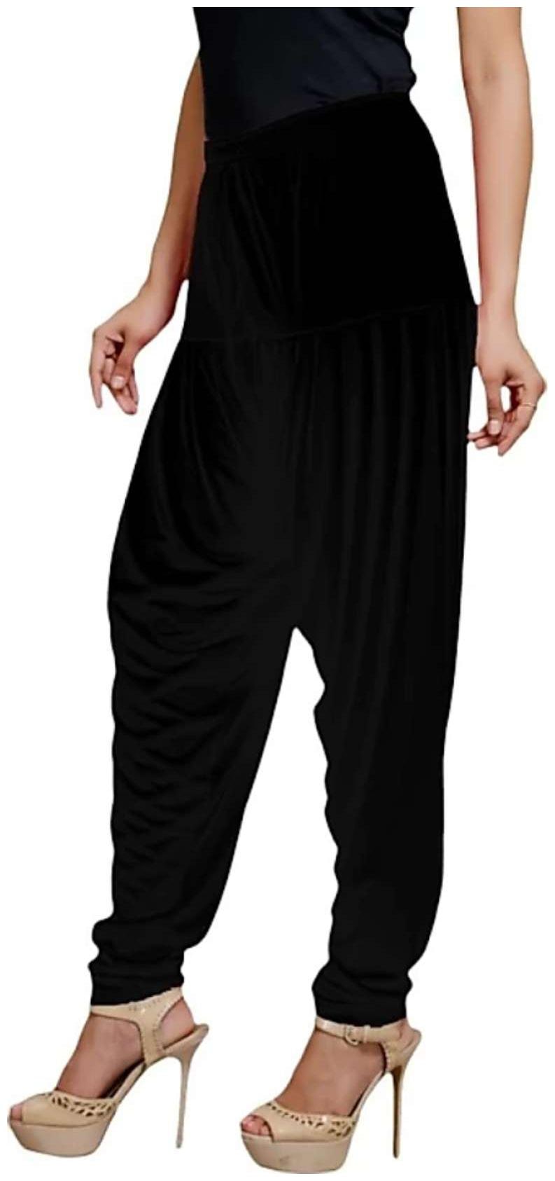 

Non Lycra Patiala Salwar - Black