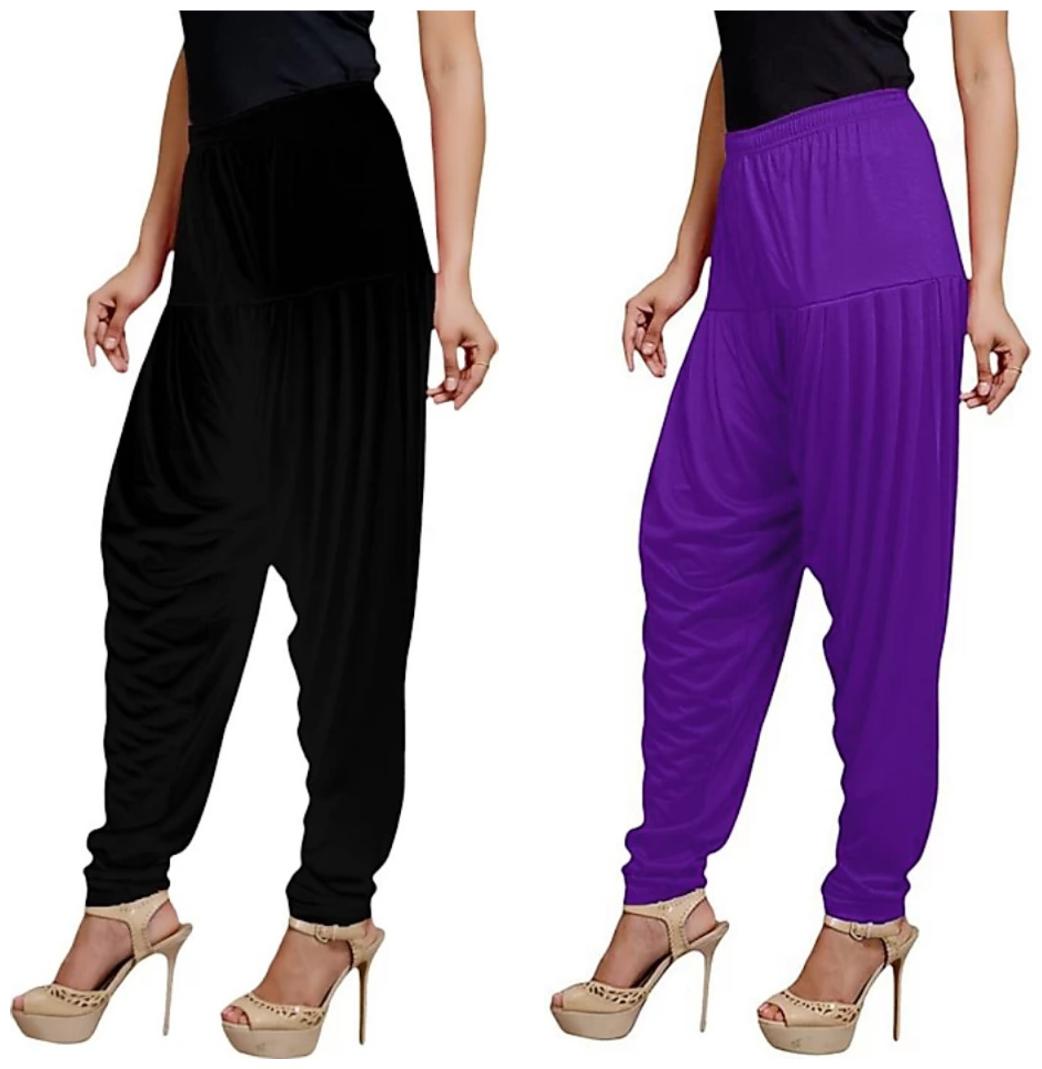 

Non Lycra Salwar - Black