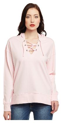

Club York Women Printed Hoodie - White