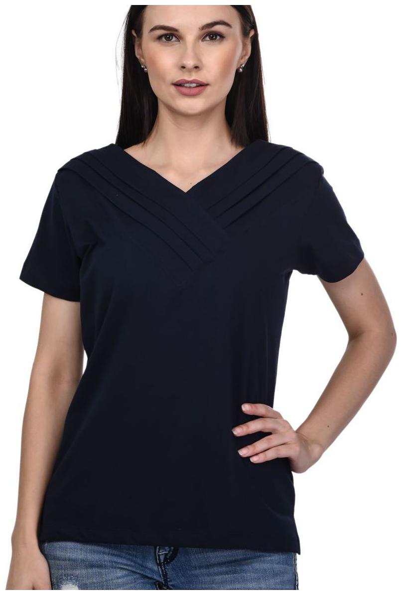 

Kalt Women Solid A-line top - Blue