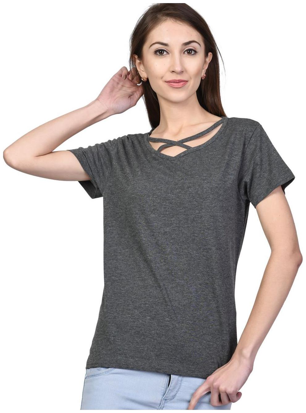 

Kalt Women Solid A-line top - Grey