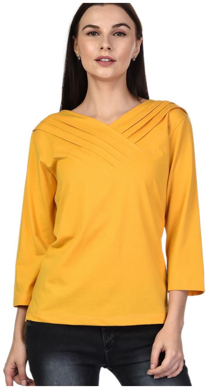 

Kalt Women Solid A-line top - Orange