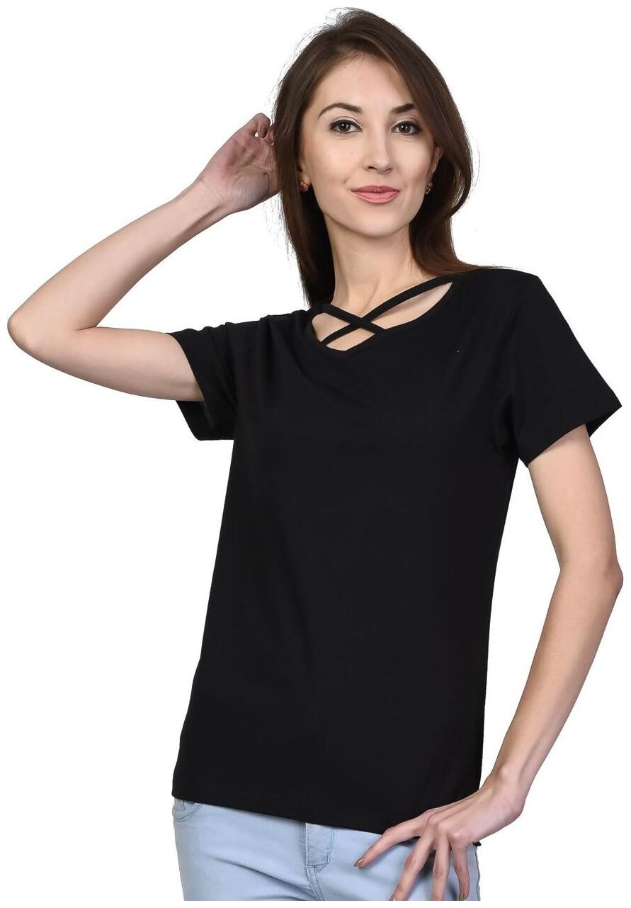 

Kalt Women Solid Regular top - Black