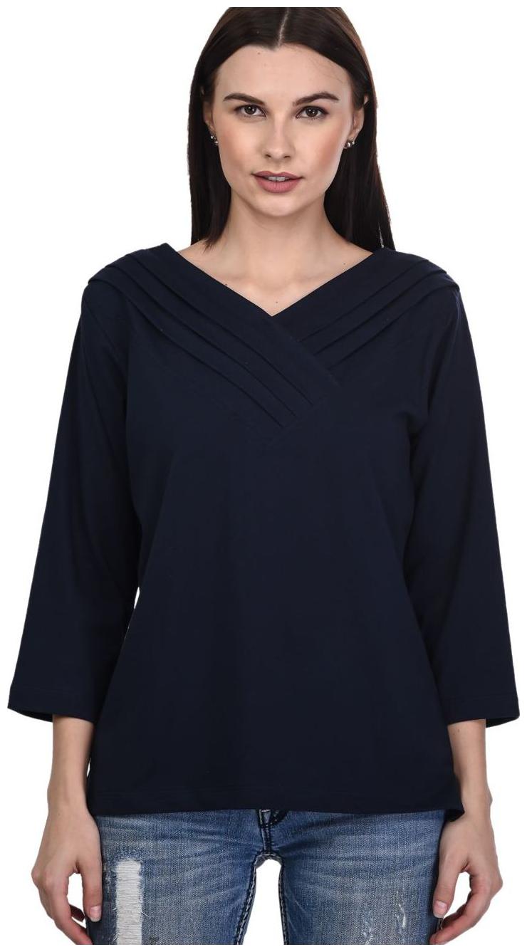 

Kalt Women Solid A-line top - Blue