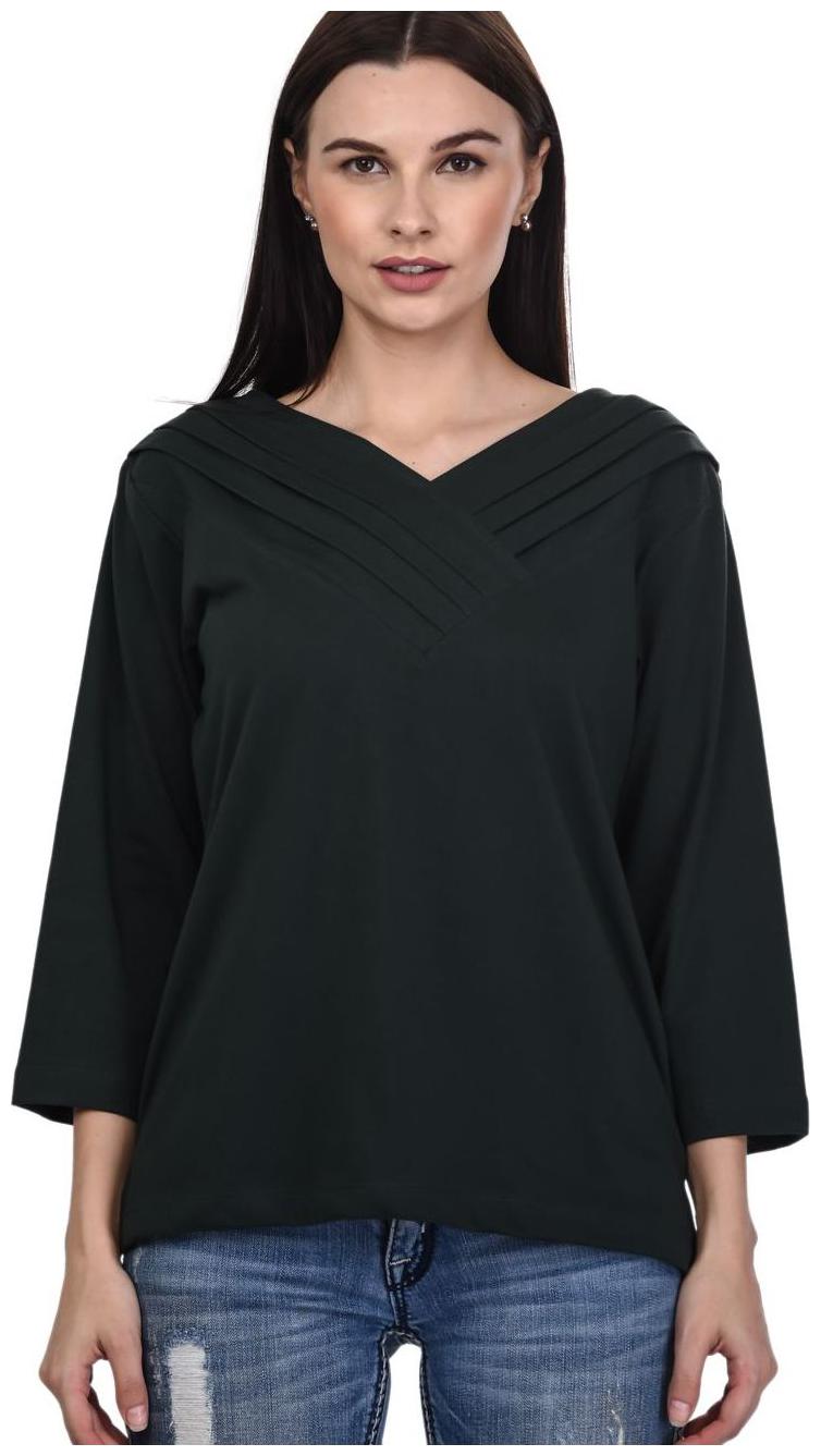 

Kalt Women Solid A-line top - Green