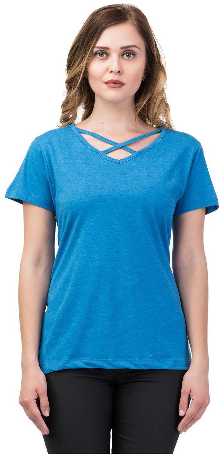 

Kalt Women Solid A-line top - Blue