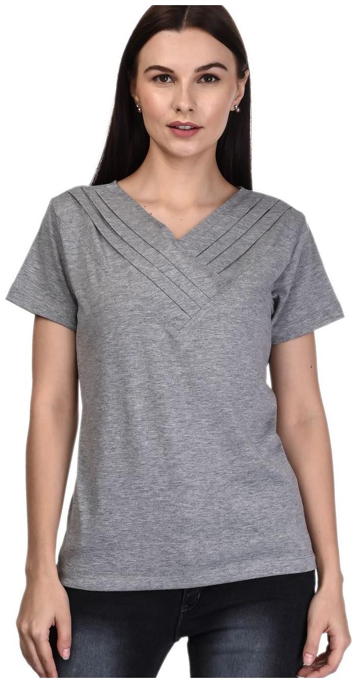 

Kalt Women Printed Regular top - Grey