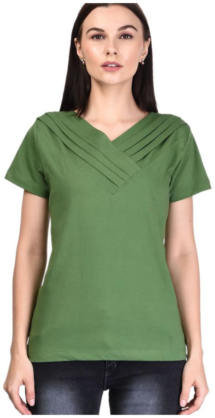 

Kalt Women Printed A-line top - Green