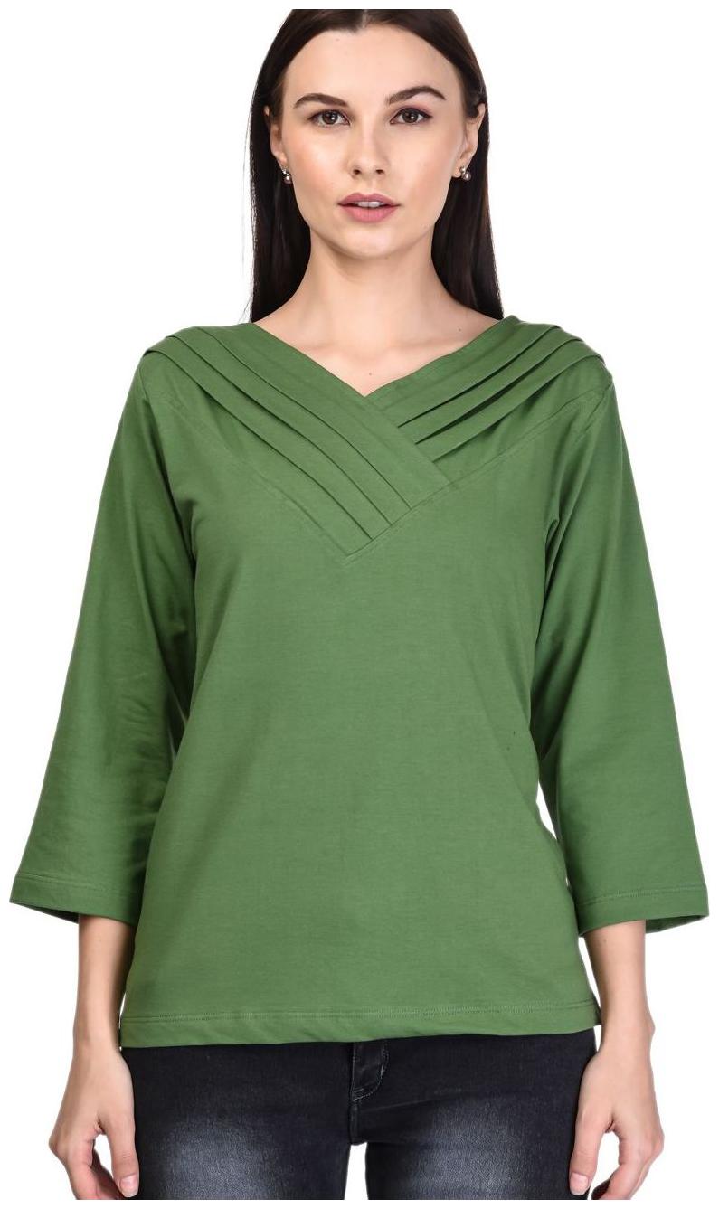 

Kalt Women Solid Regular top - Green