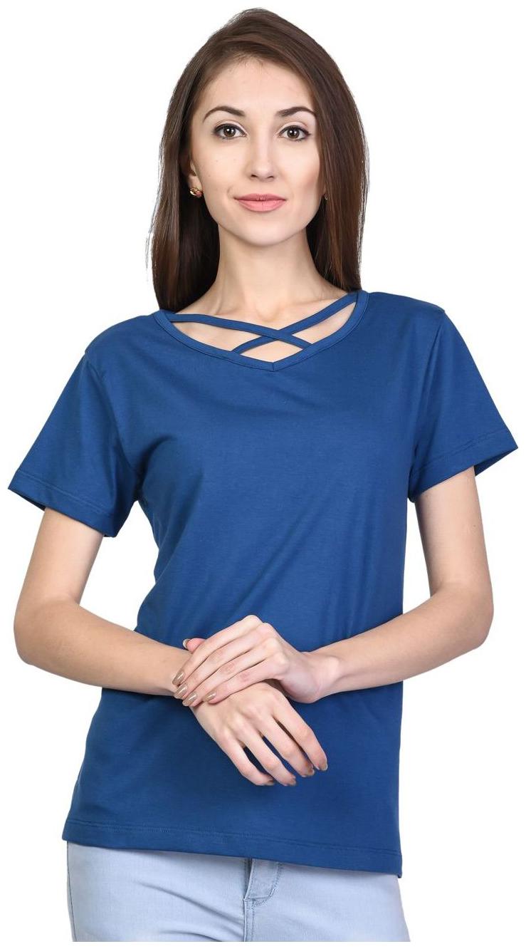 

Kalt Women Printed A-line top - Blue