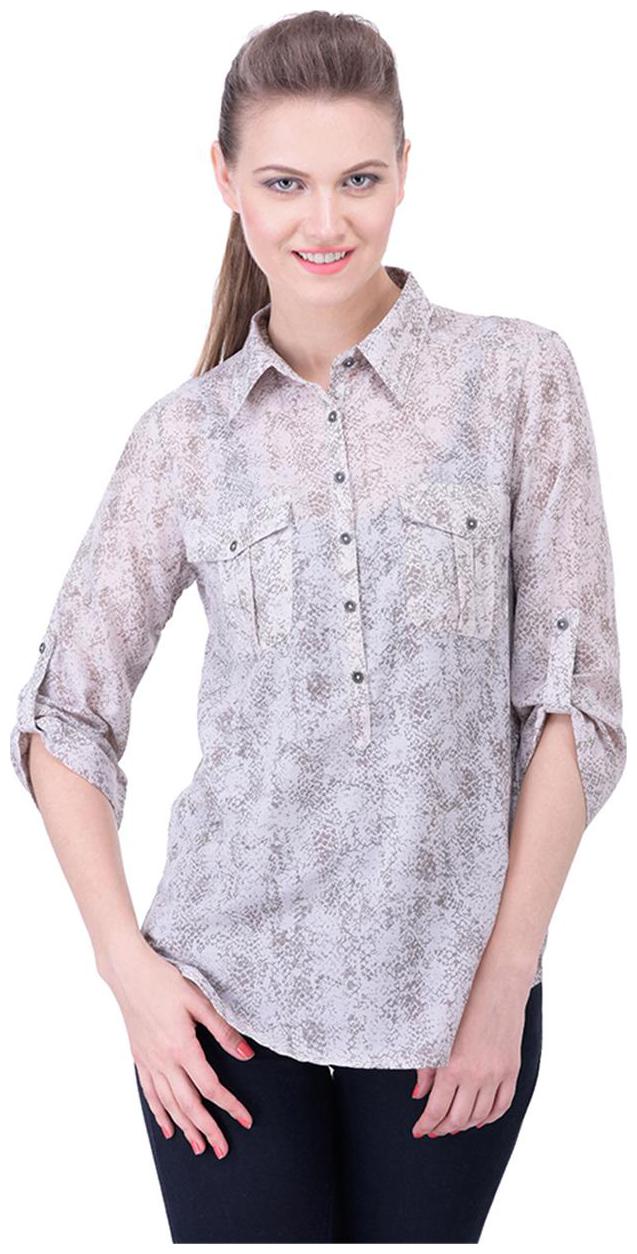 

Women snake print top