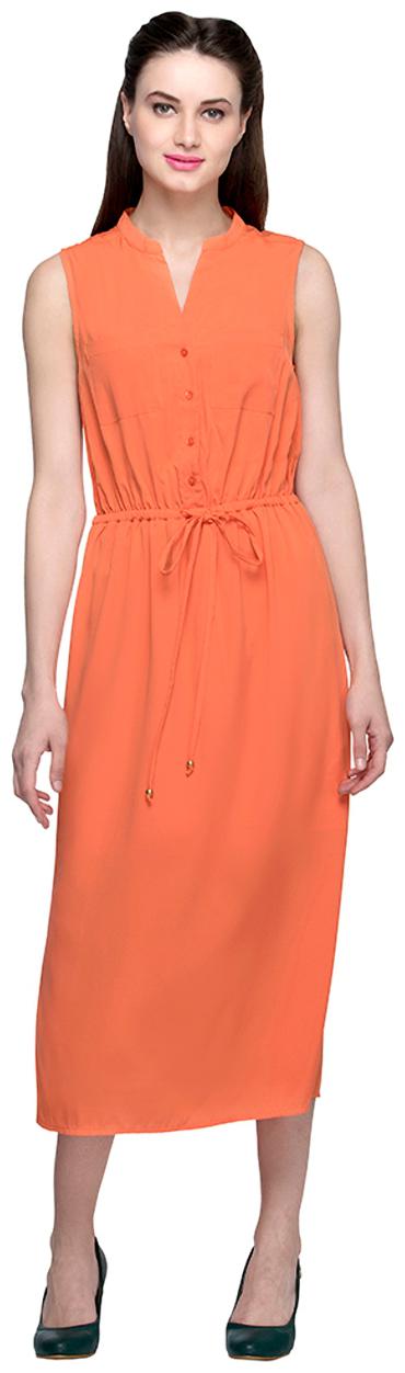 

Women Solid Orange Dress