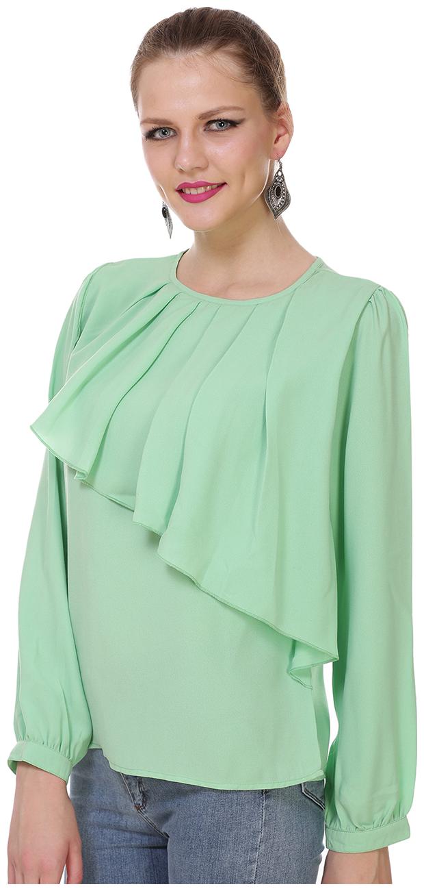 

Blue Eagle Fashion Women Solid Regular top - Green