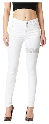 

Miss Chase Women White Skinny fit Jeans