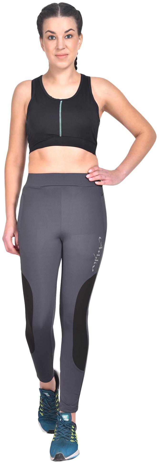 

Athliv Women Grey Regular fit Regular pants