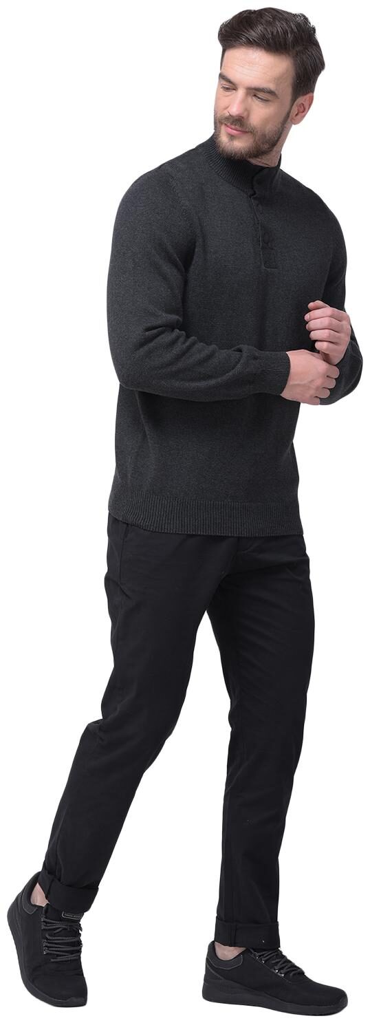 

Woodland Men Grey High neck Pullover