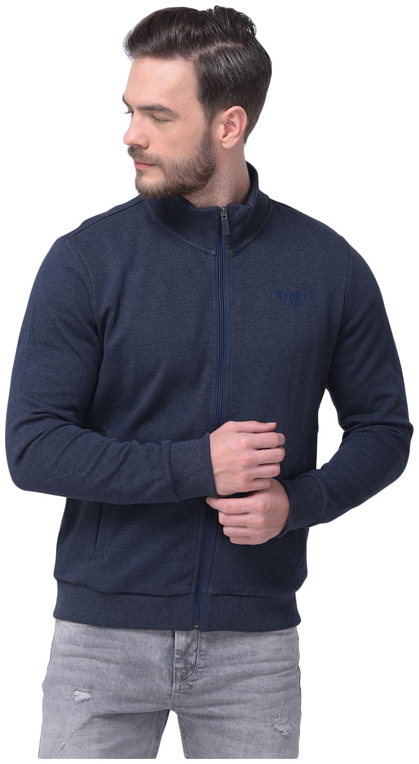 

Woodland Men Blue High neck Sweatshirt