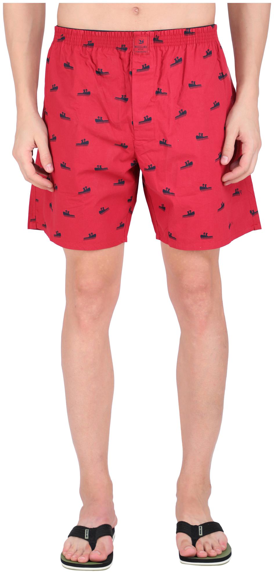 

Woodland Men Red Regular Fit Regular Shorts