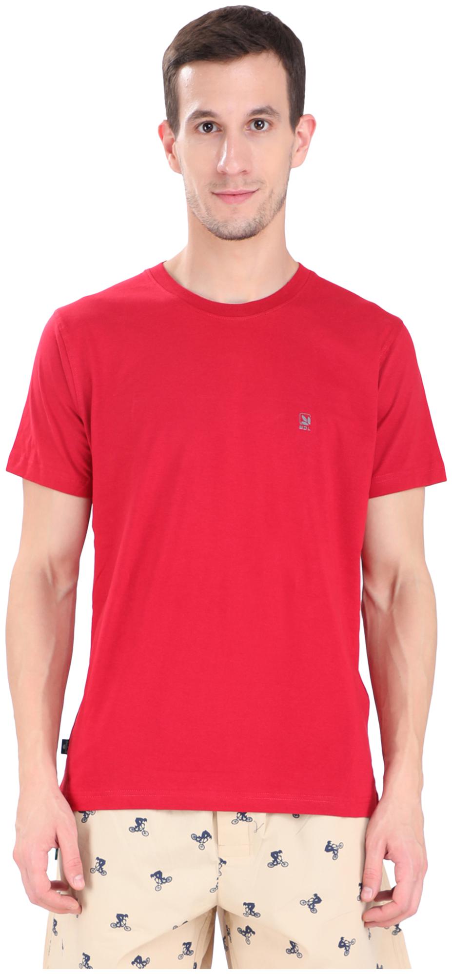 

Woodland Men Red Body fit Cotton Round neck T-Shirt - Pack Of 1
