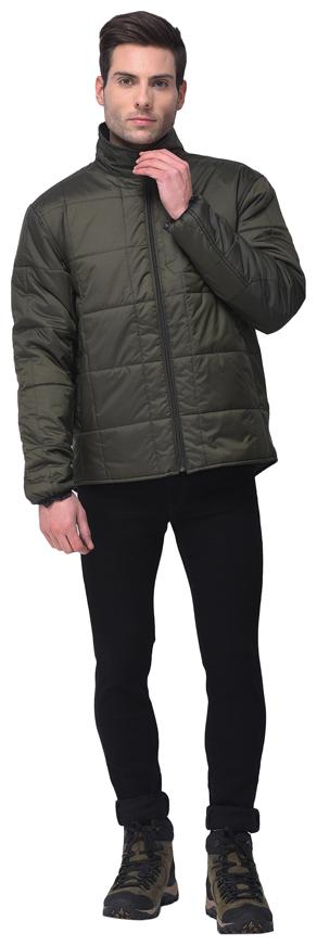 

Woodland Men Olive Solid Quilted jacket