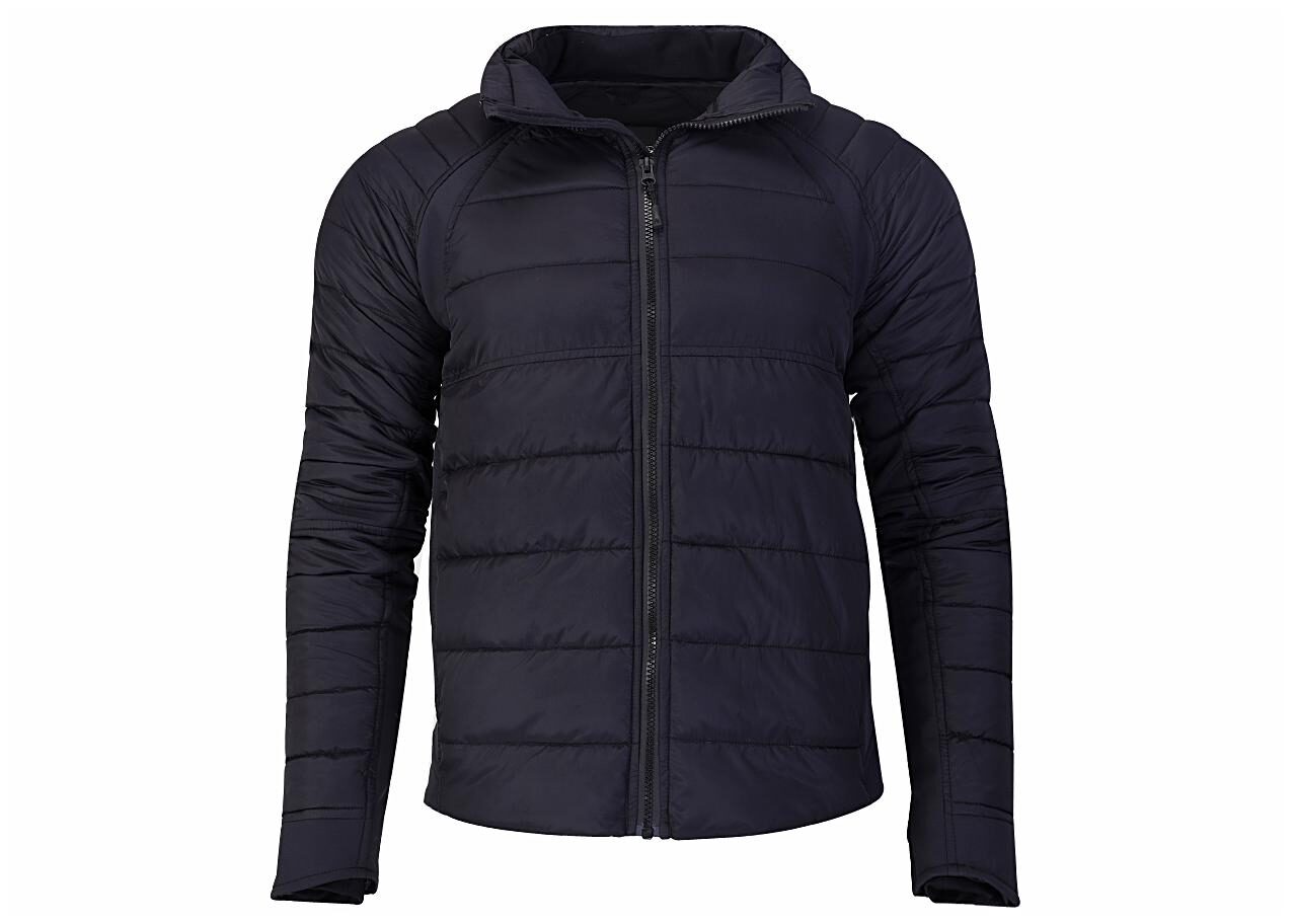 

Woodland Men Black Solid Quilted jacket