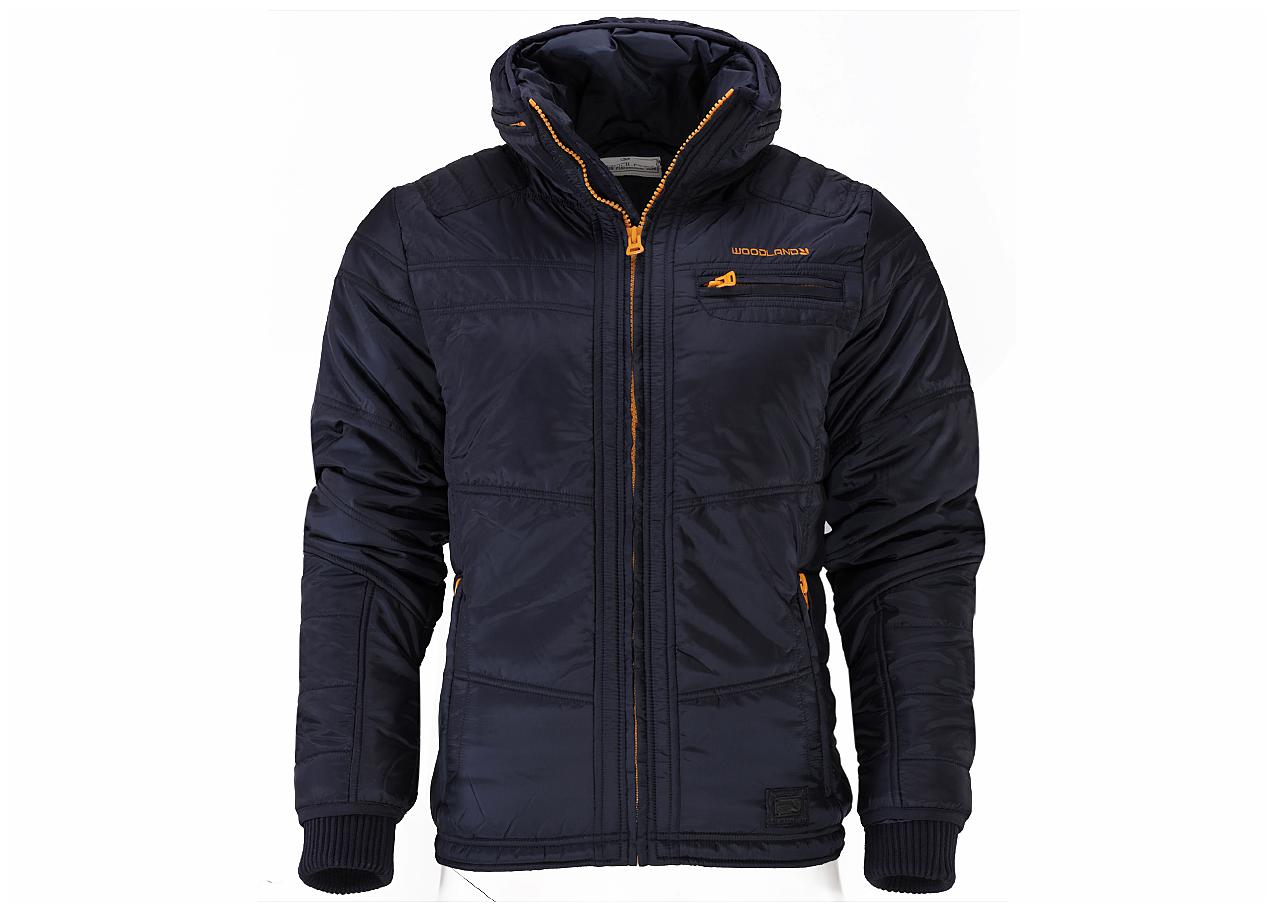 

Woodland Men Navy blue Solid Quilted jacket