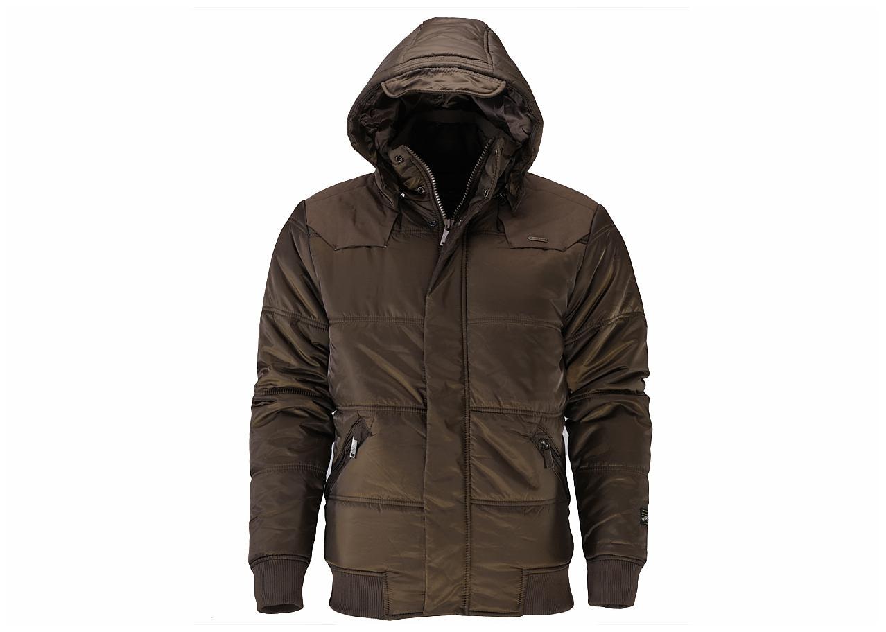 

Woodland Men Olive Solid Quilted jacket