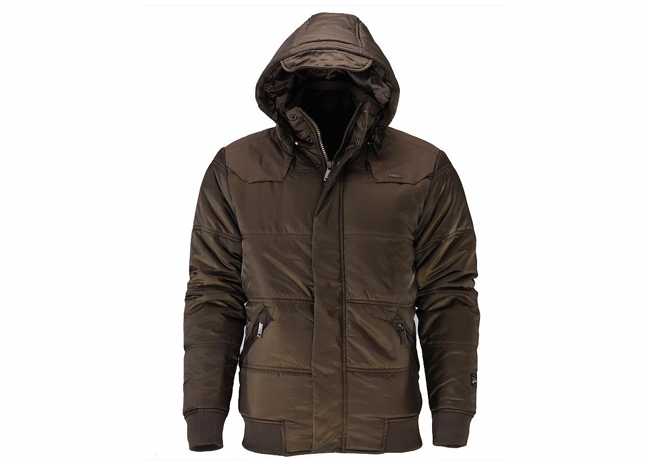 

Woodland Men Yellow Solid Quilted jacket