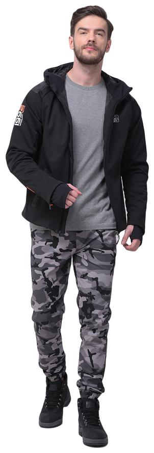 

Woodland Men Black Solid Quilted jacket