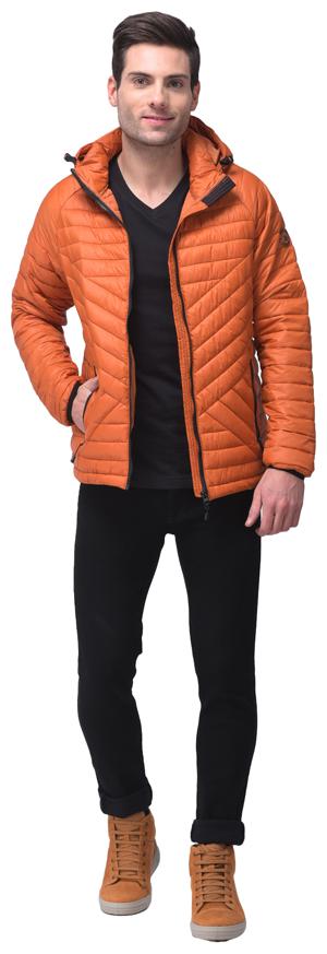 

Woodland Men Orange Solid Bomber jacket