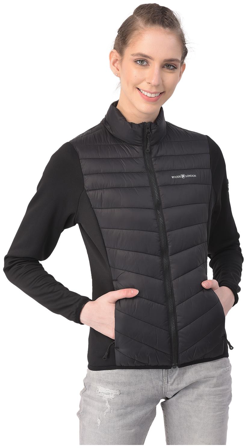 

Woodland Women Solid Sweatshirt - Black