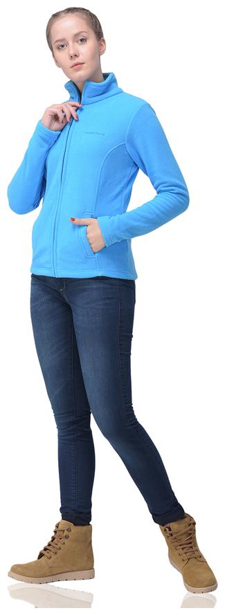 

Woodland Women Solid Sweatshirt - Blue