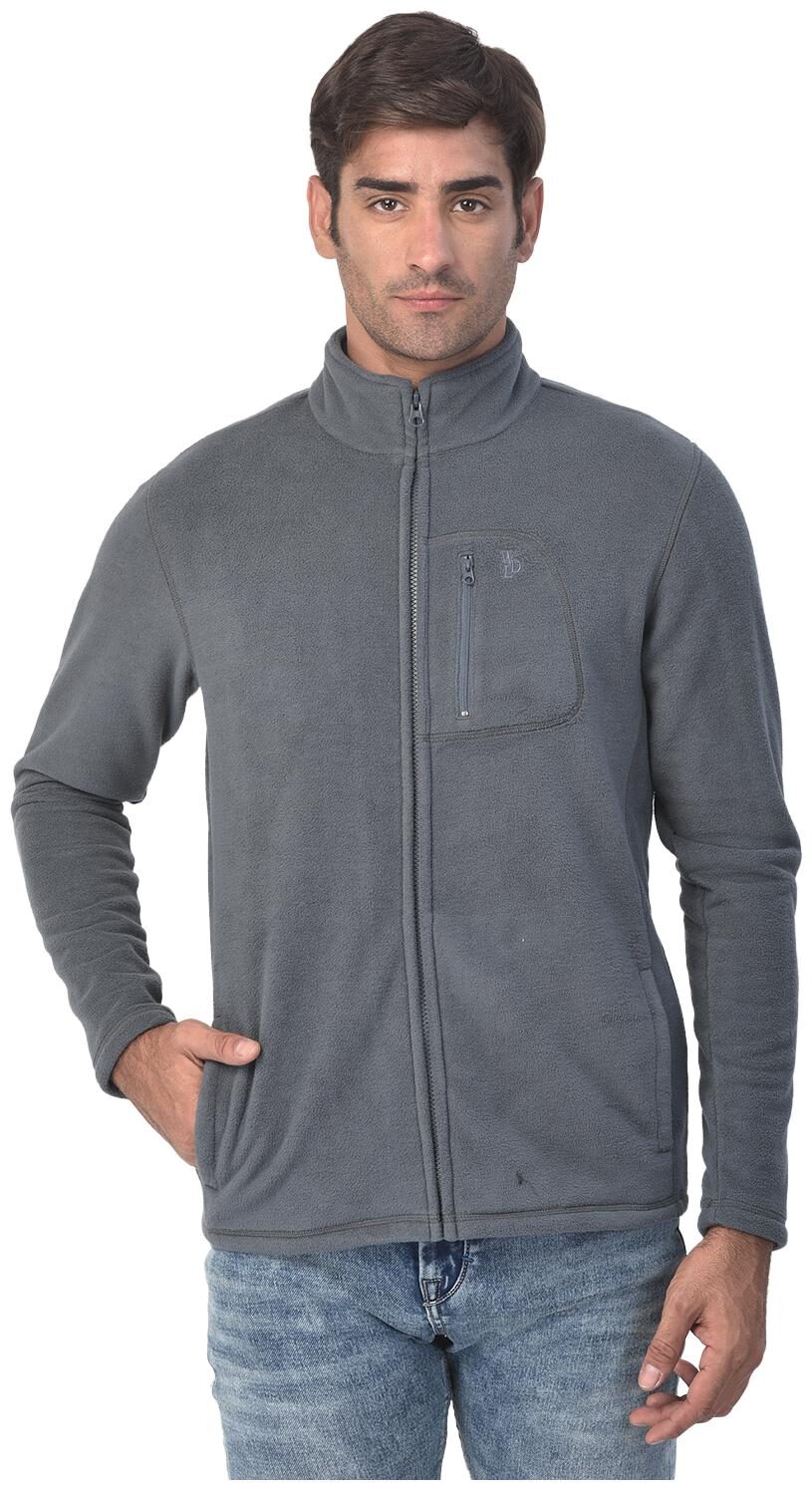 

Woodland Men Grey High neck Sweatshirt