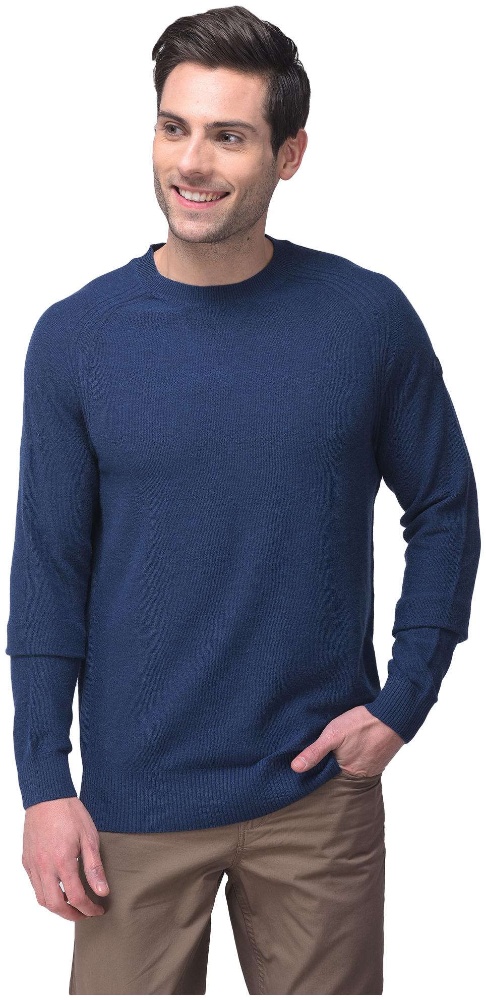 

Woodland Men Blue Round neck Pullover