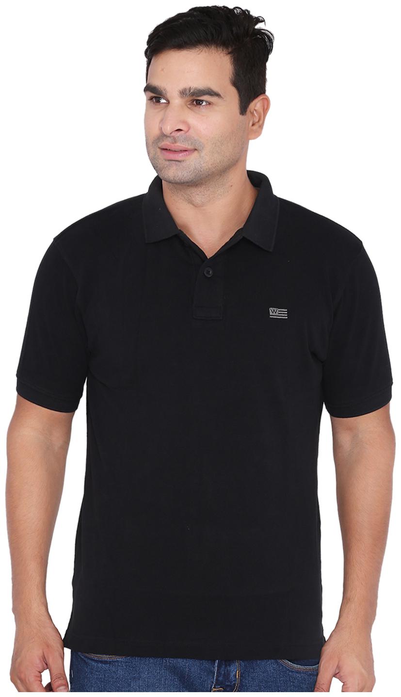 

Wrangler Men Black Regular fit Cotton Polo collar T-Shirt - Pack Of 1