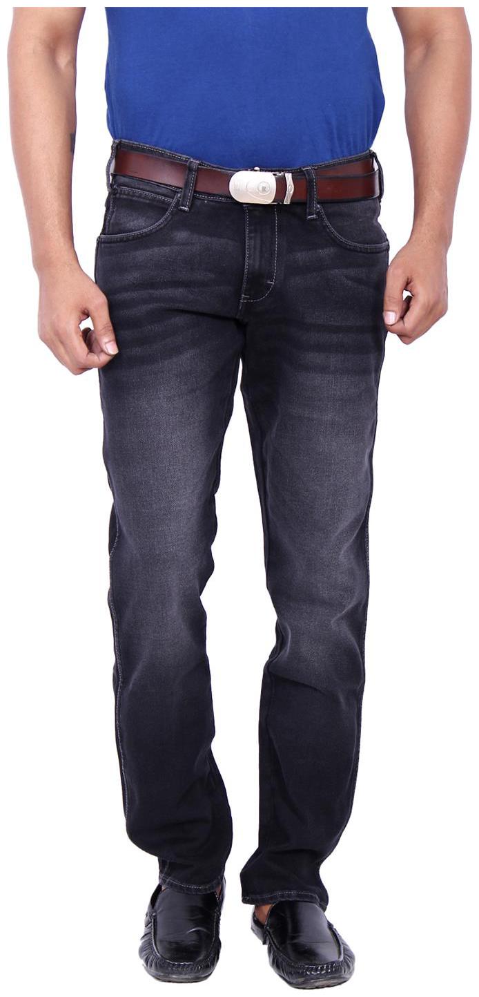 

Wrangler Men Black Slim Fit Jeans