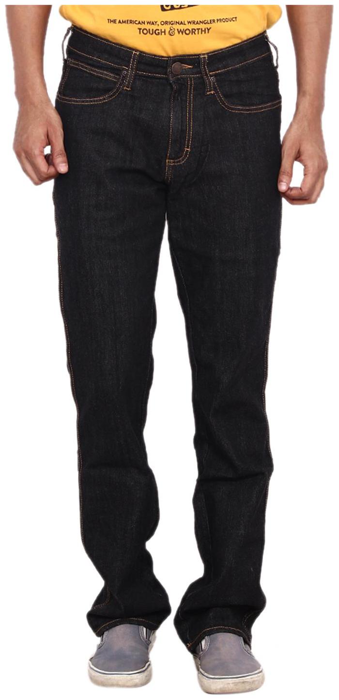 

Wrangler Men Black Regular Fit Jeans